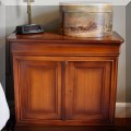 F44. Two door nightstand. 28&rdquo;h x 28&rdquo;w x 13&rdquo;d 